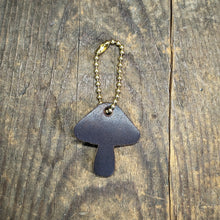 Load image into Gallery viewer, Leather Mushroom Keychain - Caliber Leather Company
