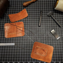 Load image into Gallery viewer, Riley - Leather Card Wallet with Money Clip - Caliber Leather Company