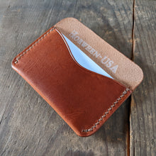 Load image into Gallery viewer, Q - Leather Money Clip Card Wallet - Caliber Leather Company