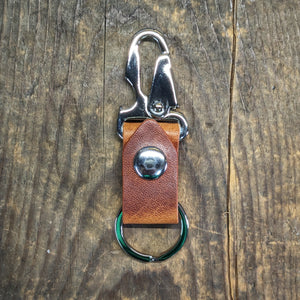 Appalachian Bottle Opener - Personalized Leather Key Chain - Caliber Leather Company