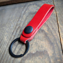 Load image into Gallery viewer, Personalized Leather Snap Loop Keychain - Wickett &amp; Craig Leather