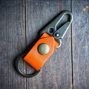 Appalachian - Lever Clip Leather Tactical Key Chain - Wickett & Craig Leather - Caliber Leather Company