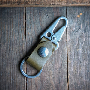 Appalachian - Lever Clip Leather Tactical Key Chain - Wickett & Craig Leather - Caliber Leather Company