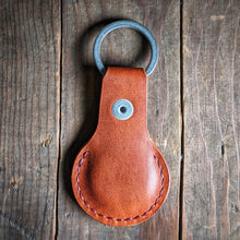 Load image into Gallery viewer, Leather Apple Air Tag Keychain Holder - Caliber Leather Company