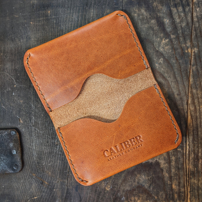 CaliberLeather Spring Mount - Japanese Fish Hook - Personalized Key Ring - Horween Dublin Leather Tag