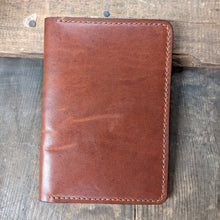 Load image into Gallery viewer, Delaware River - English Tan Horween Leather Passport Wallet - Ready to Ship - Caliber Leather Company