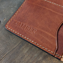 Load image into Gallery viewer, Delaware River - English Tan Horween Leather Passport Wallet - Ready to Ship - Caliber Leather Company