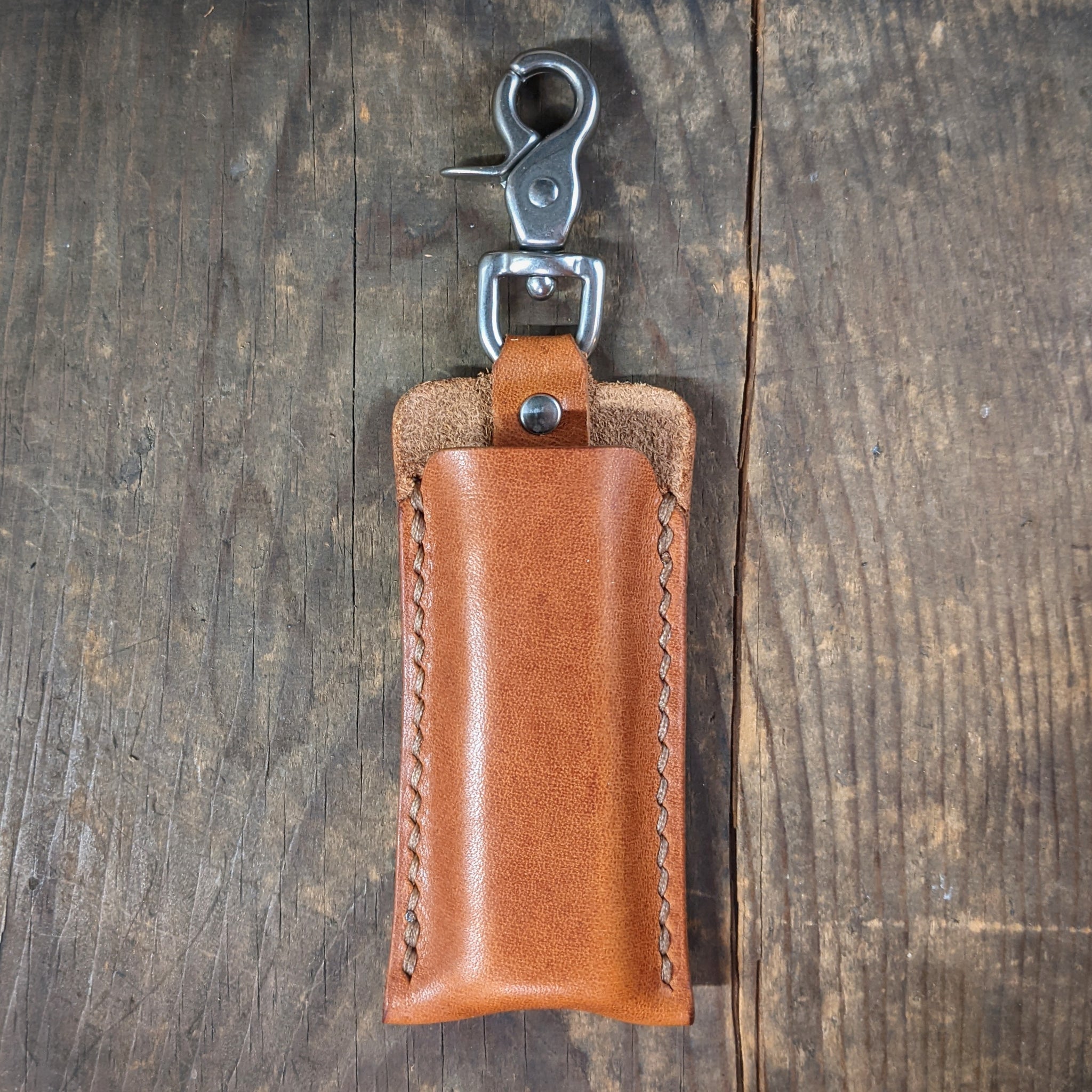 Leather Lighter Keychain Case (choose your color)