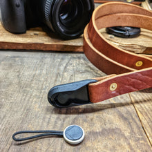 Load image into Gallery viewer, Horween Leather Camera Strap - Caliber Leather Company