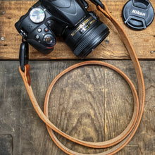 Load image into Gallery viewer, Horween Leather Camera Strap - Caliber Leather Company